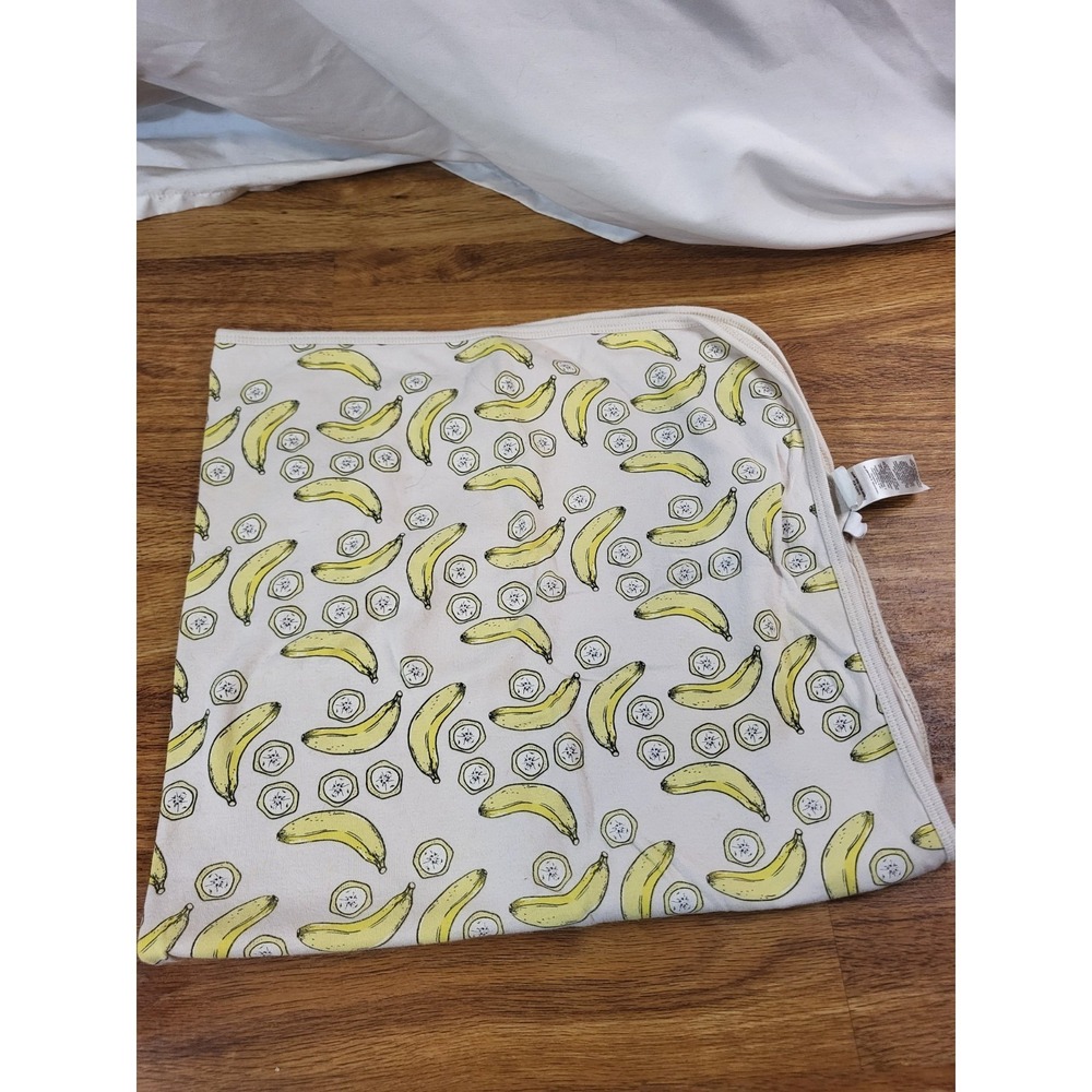 Rosie Pope Banana Design Lightweight Baby Blanket